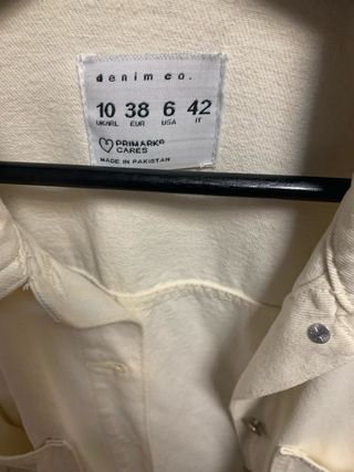 Sobrecamisa Primark beige mujer Talla M