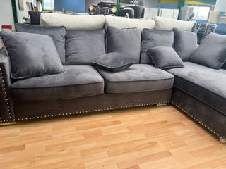 SOFA CHAISELONGUE TERCIOPELO