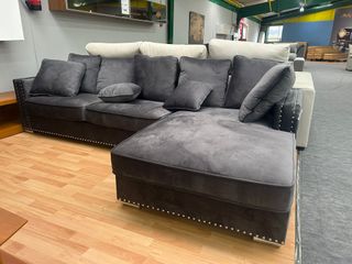 SOFA CHAISELONGUE TERCIOPELO