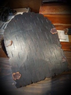 Antiguo cuadro tríptico grande  Santa Teresa