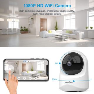 wansview Cámara IP WiFi, 2K Cámara Vigilancia WiFi