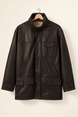 Barbour Bushman chaqueta encerada marrón L