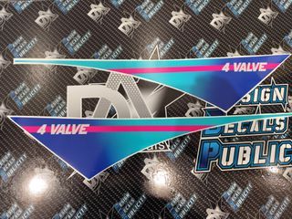 Decals Kit for Yamaha XT 350 --1992, black version