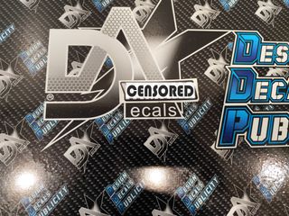 Decals Kit for Yamaha XT 350 --1992, black version