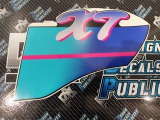 Decals Kit for Yamaha XT 350 --1992, black version