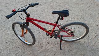 Bicicleta infantil MTB 24" roja Decathlon