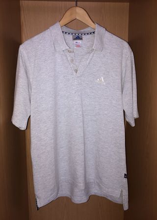 Polo Adidas Cinza Tamanho M