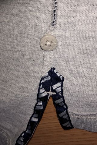 Polo Adidas Cinza Tamanho M