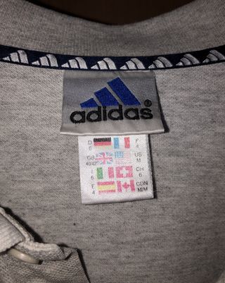 Polo Adidas Cinza Tamanho M