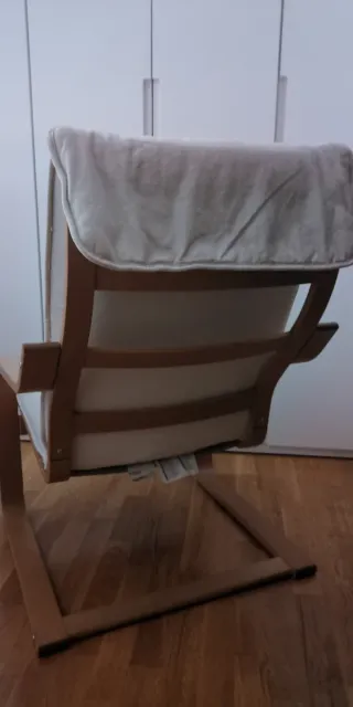 Sillón Poäng Beige Madera