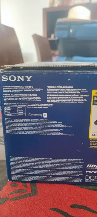 Videocámara Sony Handycam DCR-SR52E Plata