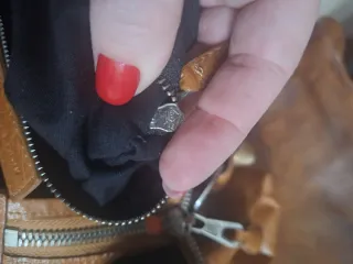 Borsa Balenciaga a spalla in pelle marrone