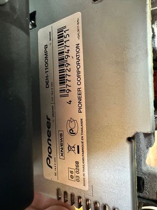 Autoradio Pioneer MP3 WMA MOSFET 50Wx4