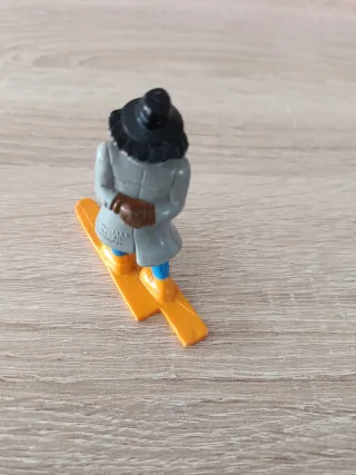 Figura pvc Inspector Gadget en esquís 1983