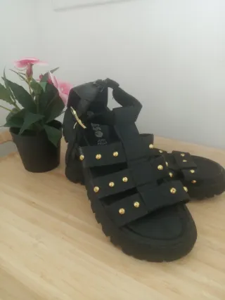Sandalias negras mujer talla 37