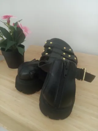 Sandalias negras mujer talla 37