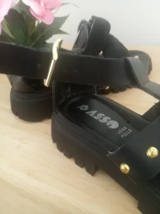 Sandalias negras mujer talla 37