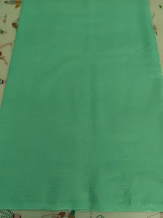 Retal tela verde agua