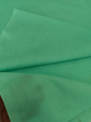 Retal tela verde agua