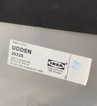 Carrito UDDEN Ikea acero inoxidable