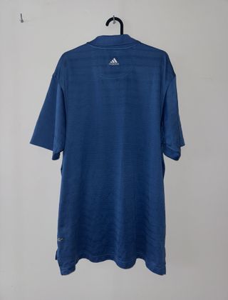 Polo Adidas Azul Listrado