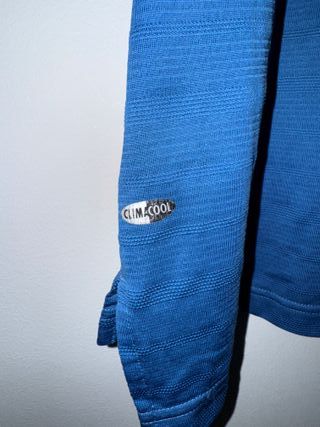 Polo Adidas Azul Listrado