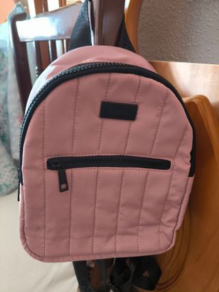 Mochila rosa nylon