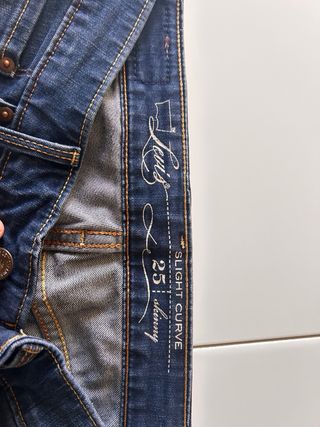 Pantalones Levi's Azules Mujer