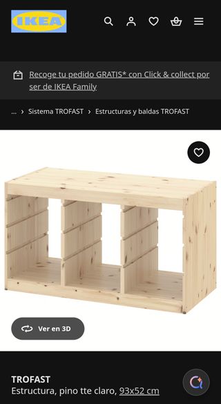 Mueble Almacenaje Ikea Trofast Madera