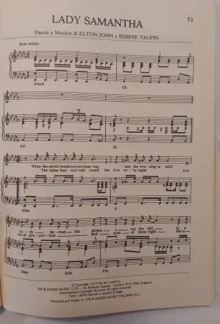 Set Elton John Musicassetta,spartito e libro