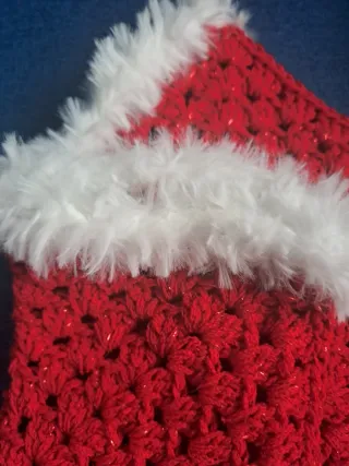 Babbucce rosse uncinetto