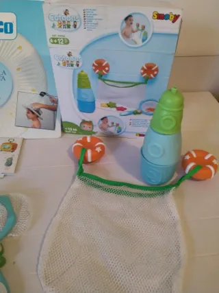 Juego Baño Bebé Chicco y Smoby