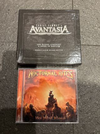 Lote CDs Avantasia y Nocturnal Rites