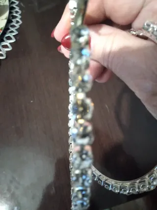 Pendientes Aro Grandes Brillantes.