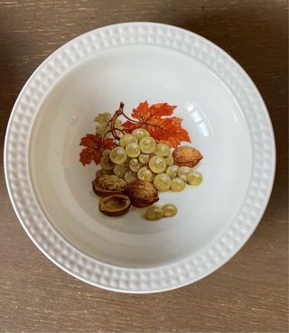 Juego 6 cuencos porcelana Pontesa Frutas