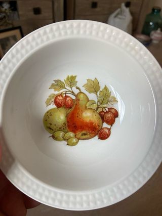 Juego 6 cuencos porcelana Pontesa Frutas