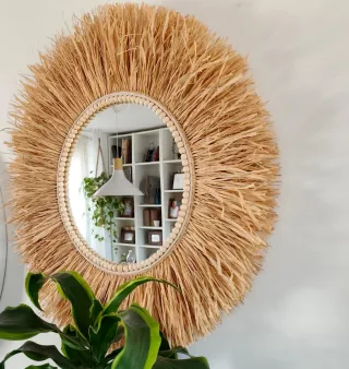 Espejo 72cms Macramé