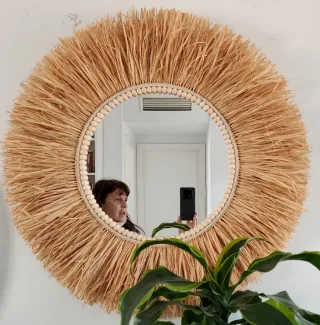 Espejo 72cms Macramé