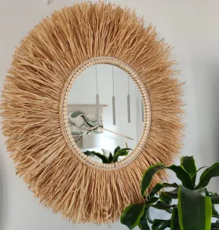 Espejo 72cms Macramé