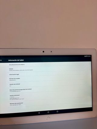 Tablet BQ Aquaris M10 Blanca