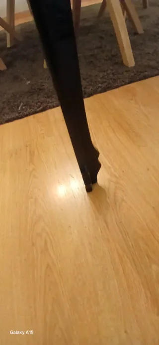 Mueble de entrada negro madera