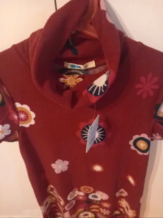 Vestido de invierno estampado