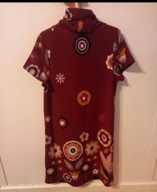 Vestido de invierno estampado