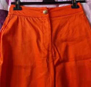 Pantaloni donna arancioni