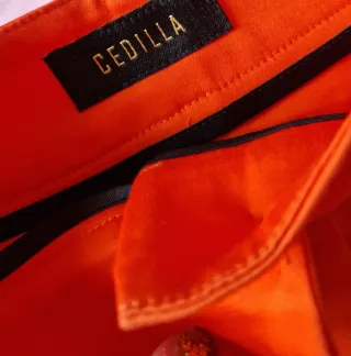 Pantaloni donna arancioni