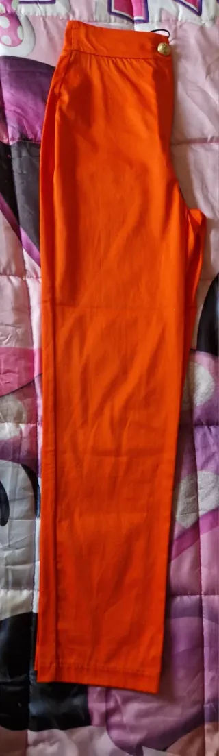 Pantaloni donna arancioni
