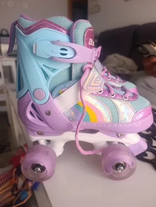 Patines Infantiles Brillantes con Luces