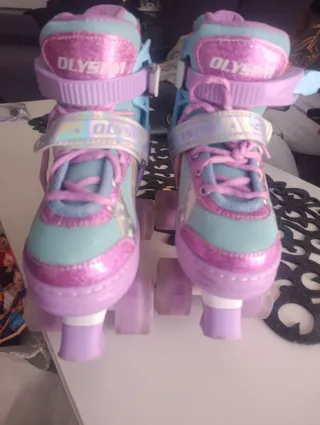 Patines Infantiles Brillantes con Luces