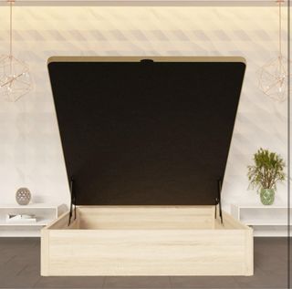 Canapé abatible madera y metal