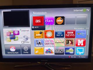 Smart TV Samsung 40 Negro/Plata
